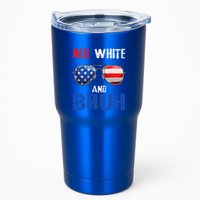 Red White And Bruh 4th Of July Tumbler