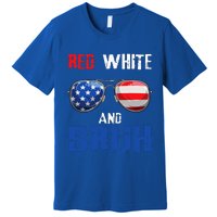 Red White And Bruh 4th Of July Premium T-Shirt