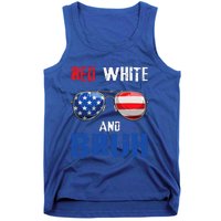 Red White And Bruh 4th Of July Tank Top