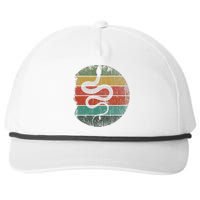 Retro Wild Animal Rainforest Zoo Keeper Pet Gift Snake Snapback Five-Panel Rope Hat