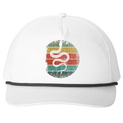 Retro Wild Animal Rainforest Zoo Keeper Pet Gift Snake Snapback Five-Panel Rope Hat