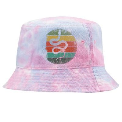 Retro Wild Animal Rainforest Zoo Keeper Pet Gift Snake Tie-Dyed Bucket Hat