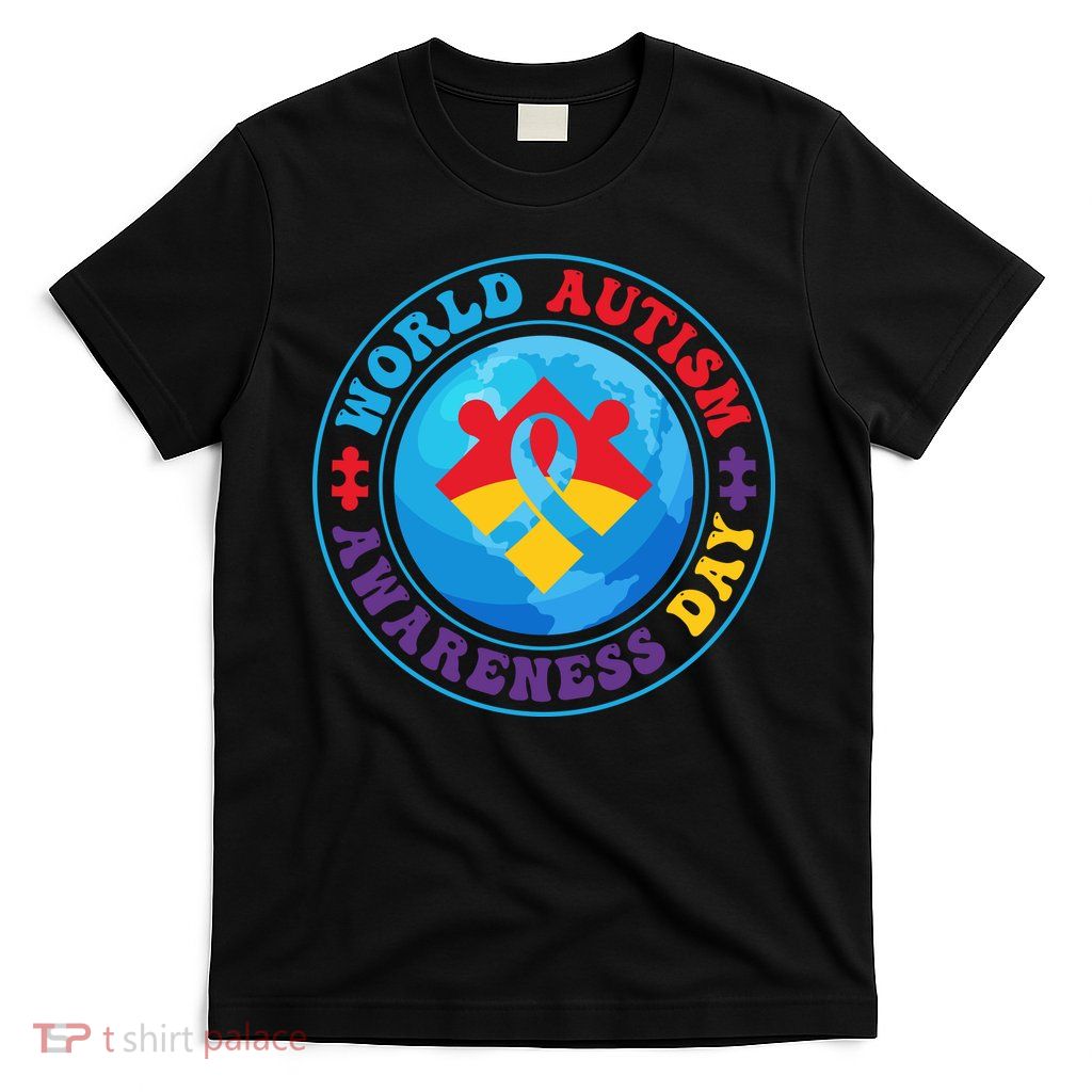 Ribbon World Autism Awareness Day T-Shirt
