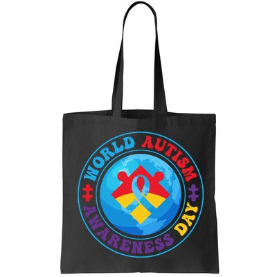 Ribbon World Autism Awareness Day Bag