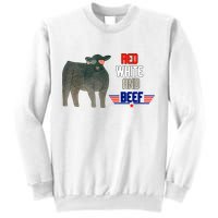 Red White And Beef Sweatshirt