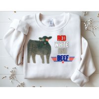 Red White And Beef Sweatshirt
