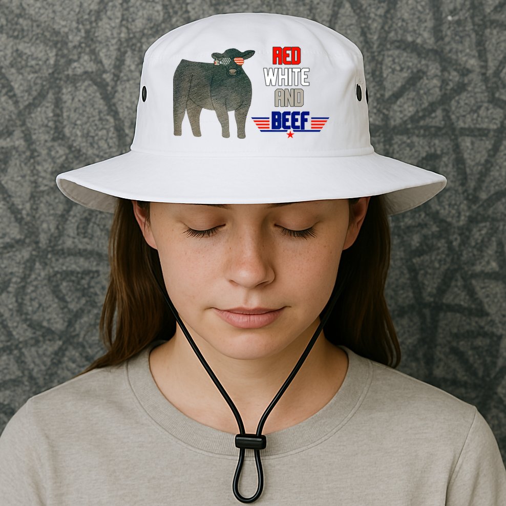 Red White And Beef Bucket Hat