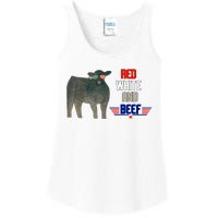 Red White And Beef Ladies Essential Tank