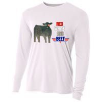 Red White And Beef Cooling Performance Long Sleeve Crew