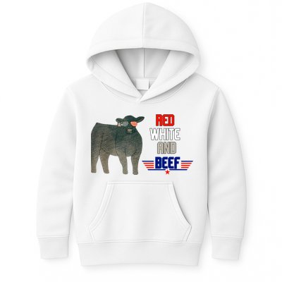 Red White And Beef Kids Hoodie