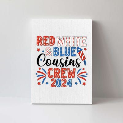 Red White And Blue Cousin Crew 2024 Canvas