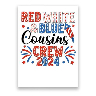 Red White And Blue Cousin Crew 2024 Poster