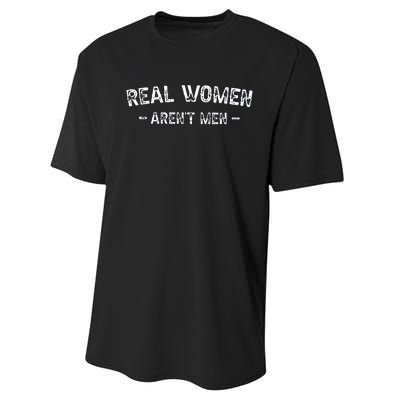 Real Women Aren’t Men Performance Sprint T-Shirt