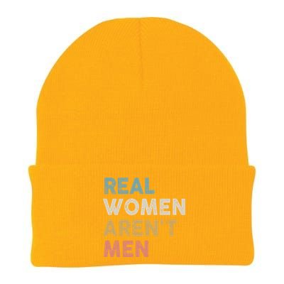 Real Women Aren’t Men Knit Cap Winter Beanie