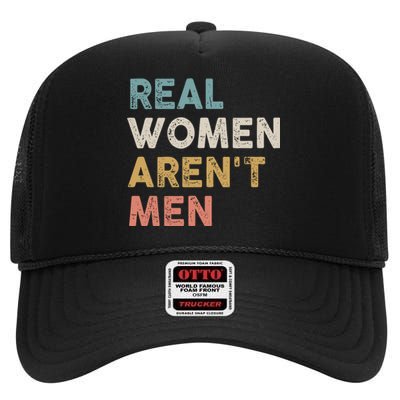 Real Women Aren’t Men High Crown Mesh Back Trucker Hat