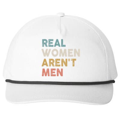 Real Women Aren’t Men Snapback Five-Panel Rope Hat