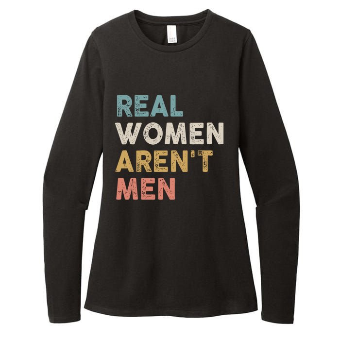 Real Women Aren’t Men Womens CVC Long Sleeve Shirt