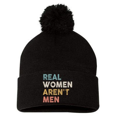 Real Women Aren’t Men Pom Pom 12in Knit Beanie