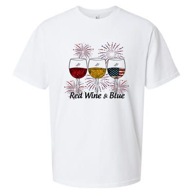 Red Wine & Blue Sueded Cloud Jersey T-Shirt