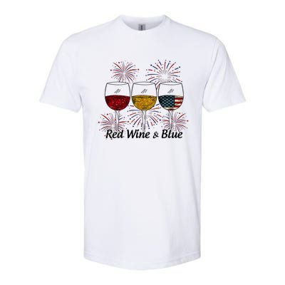 Red Wine & Blue Softstyle® CVC T-Shirt