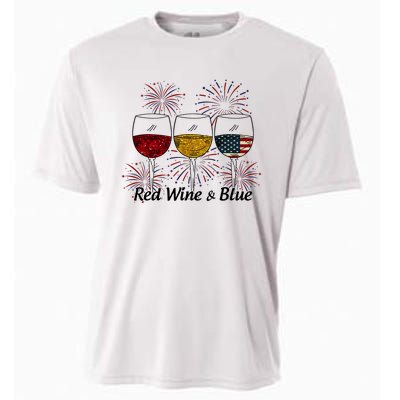 Red Wine & Blue Cooling Performance Crew T-Shirt