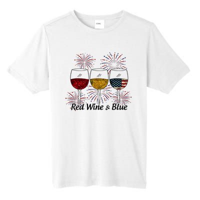 Red Wine & Blue Tall Fusion ChromaSoft Performance T-Shirt