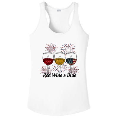 Red Wine & Blue Ladies PosiCharge Competitor Racerback Tank