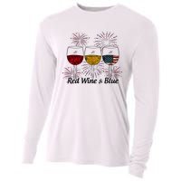 Red Wine & Blue Cooling Performance Long Sleeve Crew