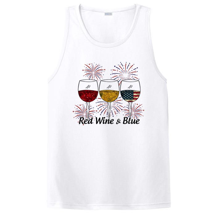 Red Wine & Blue PosiCharge Competitor Tank