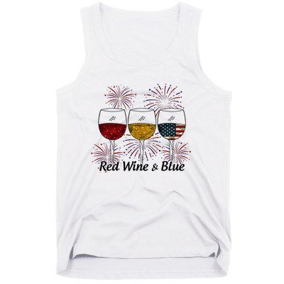 Red Wine & Blue Tank Top