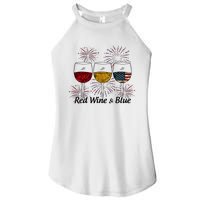 Red Wine & Blue Women's Perfect Tri Rocker Tank