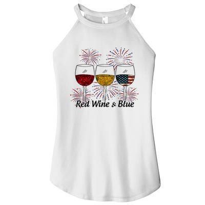 Red Wine & Blue Women’s Perfect Tri Rocker Tank