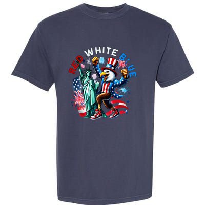 Red White Blue Garment-Dyed Heavyweight T-Shirt