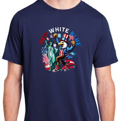 Red White Blue Adult ChromaSoft Performance T-Shirt