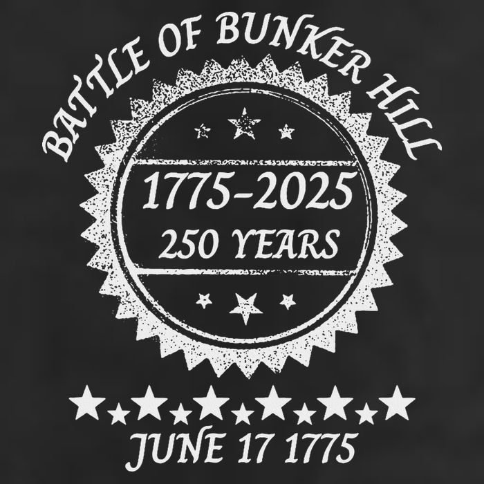 Revolutionary War Battle Of Bunker Hill 250 Year Anniversary 7 Panel Mesh Trucker Snapback Hat