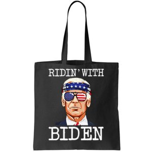 Ridin With Biden Vote Pro Joe Biden For President Tote Bag