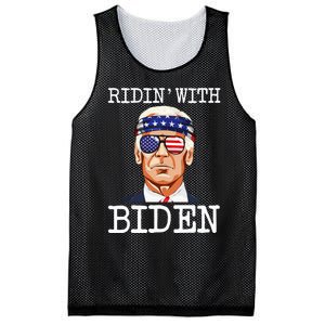 Ridin With Biden Vote Pro Joe Biden For President Mesh Reversible Basketball Jersey Tank