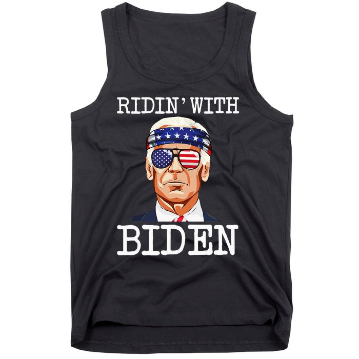 Ridin With Biden Vote Pro Joe Biden For President Tank Top