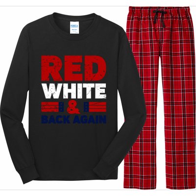 Red White & Back Again Patriotic Theme Long Sleeve Pajama Set