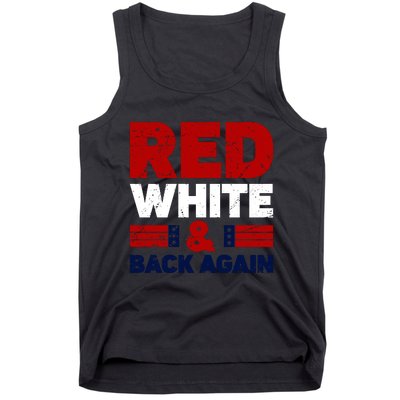 Red White & Back Again Patriotic Theme Tank Top