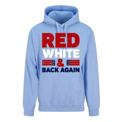 Red White & Back Again Patriotic Theme Unisex Surf Hoodie