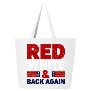 Red White & Back Again Patriotic Theme 25L Jumbo Tote