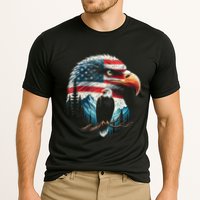 Red White Blue Bald Eagle American Flag For 4th Of July Gift Cooling Performance Crew T-Shirt