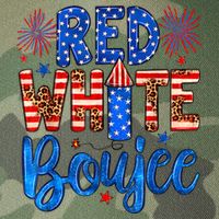 Red White & Boujee Summer Funny Drinking 4th Of July US Flag Legacy Tie Dye Trucker Hat