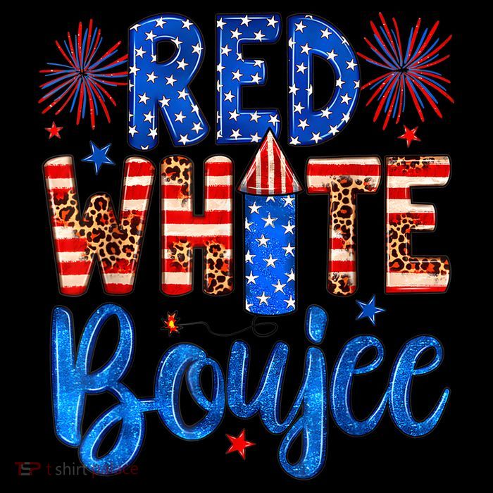 Red White & Boujee Summer Funny Drinking 4th Of July US Flag Flexfit Unipanel Trucker Cap