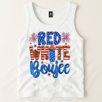 Red White & Boujee Summer Funny Drinking 4th Of July US Flag Tank Top