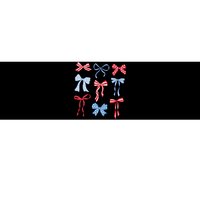 Red White Blue Coquette Bows 4th Of July Bumper Sticker