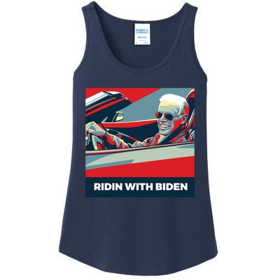 Ridin With Biden Ladies Essential Tank