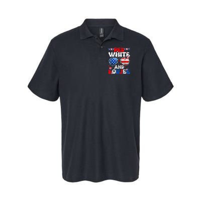 Red White & Boujee Summer Funny Drinking 4th Of July US Flag Polo