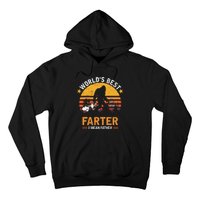 Retro World's Best Farter I Mean Father Bigfoot Father's Day Hoodie